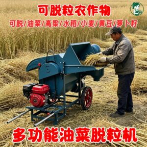 Gasoline Powered Paddy Thresher Machine